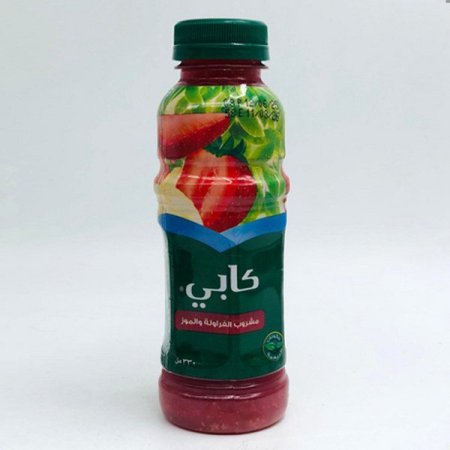 كابي - عصير بطعم الفراولة والموز 330 مل