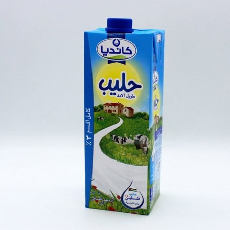 كانديا - حليب طويل الامد كامل الدسم 1 لتر
